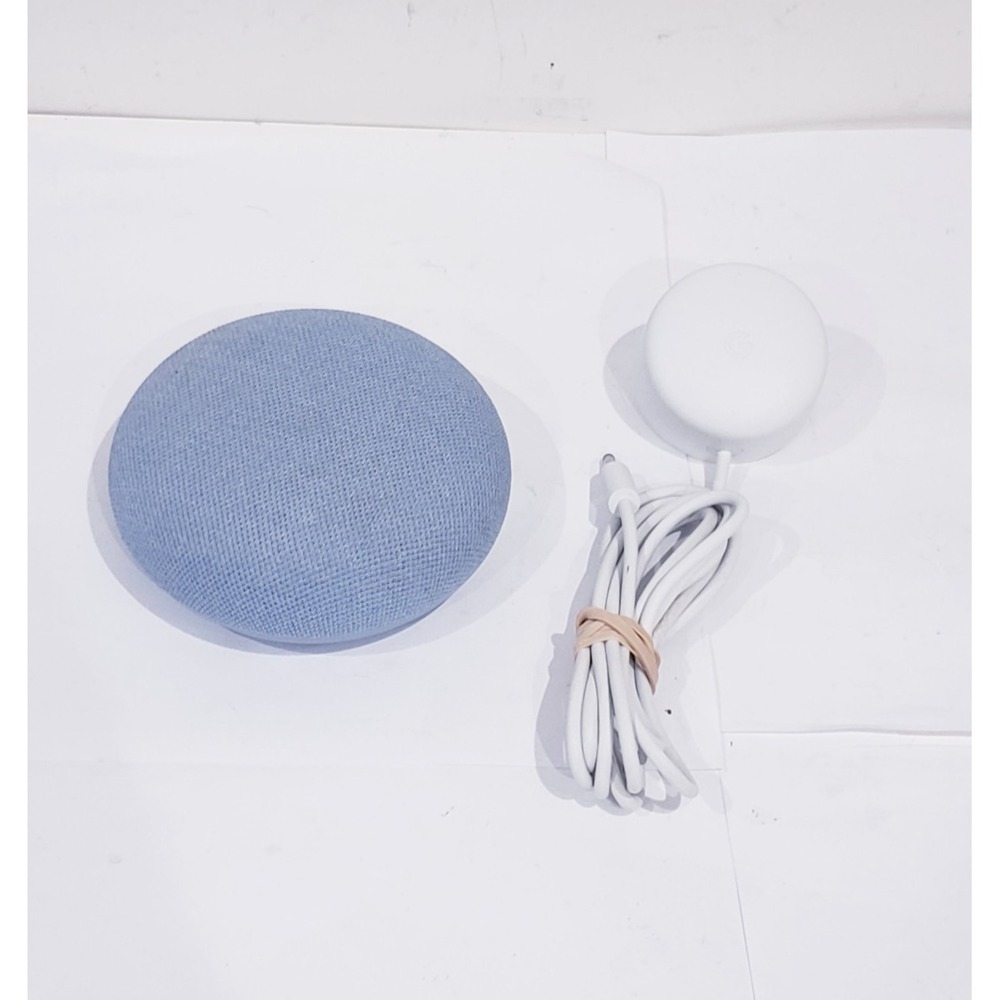 [Light Blue] Google Home Mini Smart Speaker Model H2C - Working